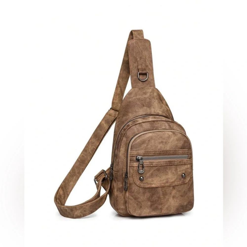 New Crossbody Bag, Chest Bag, Backpack - Picture 4 of 7